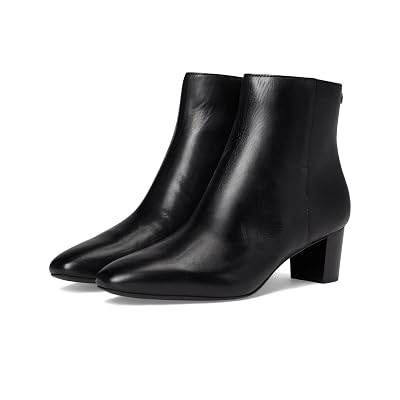 Botín Lauren Ralph Lauren Demi Cuero Pulido, BLACK, 8.5