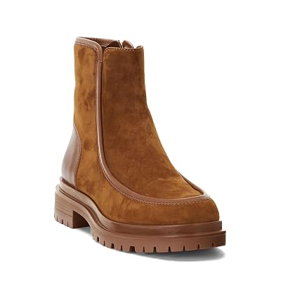 Botas Lauren Ralph Lauren Mujer COLBIE BOOTIE, DEEP SADDLE TAN/WHISKEY, 7.5