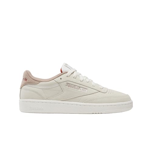 Tenis Reebok Women's Club C 85, Arena/Tierra Quemada/Rojo Aro, 10.5