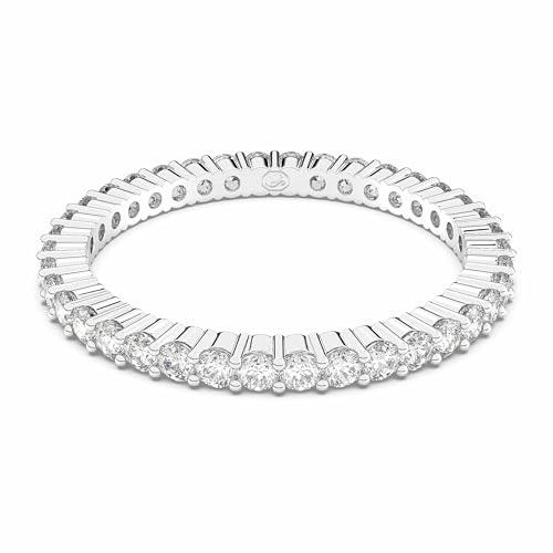 Anillo Swarovski Vittore 5655705 baño de rodio