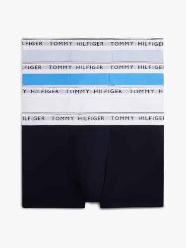 Tommy Hilfiger Bóxers de Algodón Clásicos para Hombre, Paquete de 4