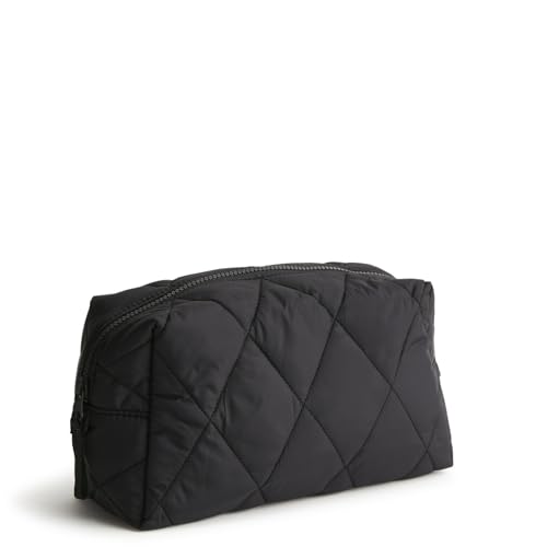 Vera Bradley Cosméticos Grande Ultraligero para Mujer, Moonless Night, Talla Única