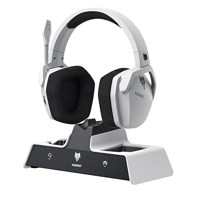 Auriculares Gaming Inalámbricos NUBWO G06 Pro con Estación de Carga para Auriculares y PS5