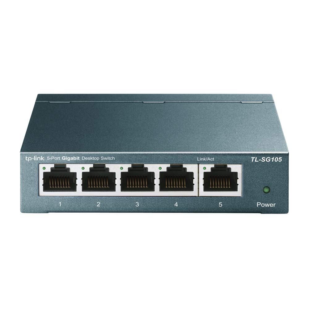 TP-Link TL-SG105, Switch Ethernet No Administrado de 5 Puertos Gigabit, Centro de Red, Ethernet
