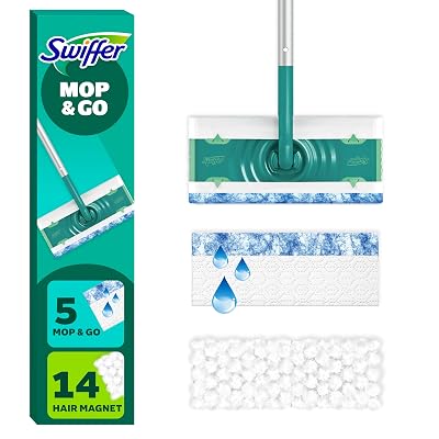 Swiffer Sweeper 2-in-1 Mops for Floor Cleaning, Dry and Wet Multi Surface Floor
