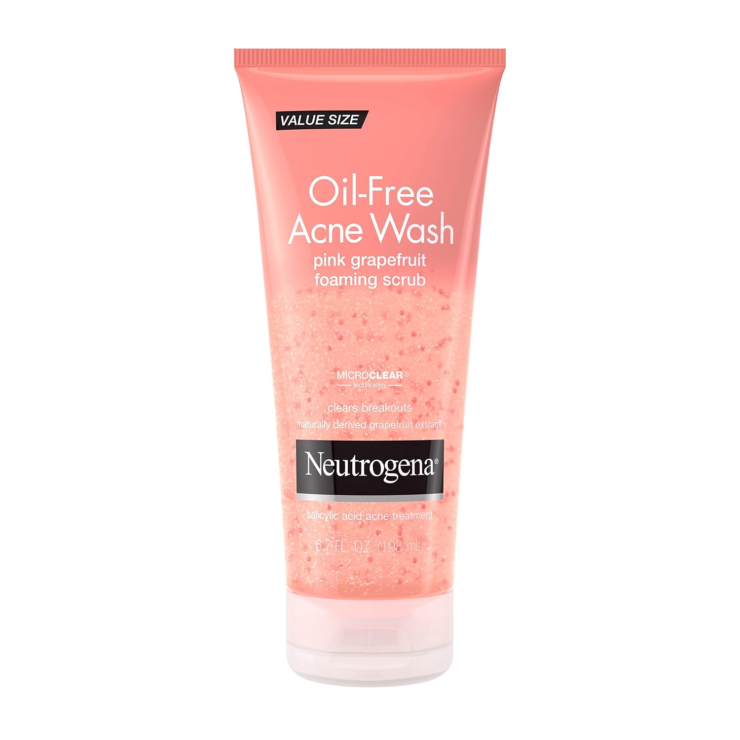 Neutrogena Oil-Free Acne Face Wash Pink Grapefruit Foaming S