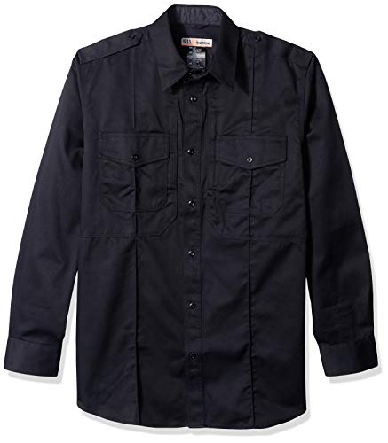 Camisa 5.11 Men's Taclite Class B PDU de Manga Larga para Hombre, Azul Marino Oscuro, Large-Tall