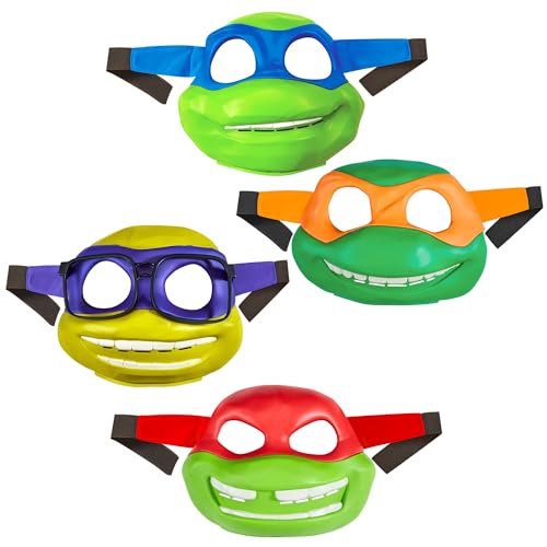 Máscaras de Tortugas Mutantes Ninja: Mutant Mayhem 4-Pack por Playmates Toys