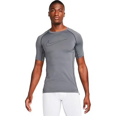 Camiseta Nike Pro Dri-FIT de Ajuste Ceñido para Hombre, Manga Corta (as1, Alpha, x_l, Regular, Reg