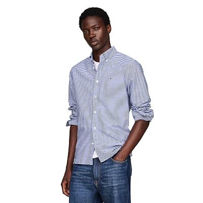Camisas Oxford de Manga Larga Tommy Hilfiger para Hombre en Ajuste Regular, Botones