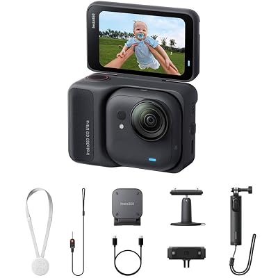 Cámara de Acción Insta360 GO Ultra (Negro Medianoche)