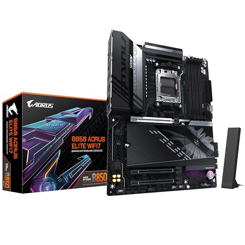 Placa Base Gigabyte B850 AORUS Elite WIFI7 - Para CPUs AMD Ryzen 9000 Series, 14+2+2