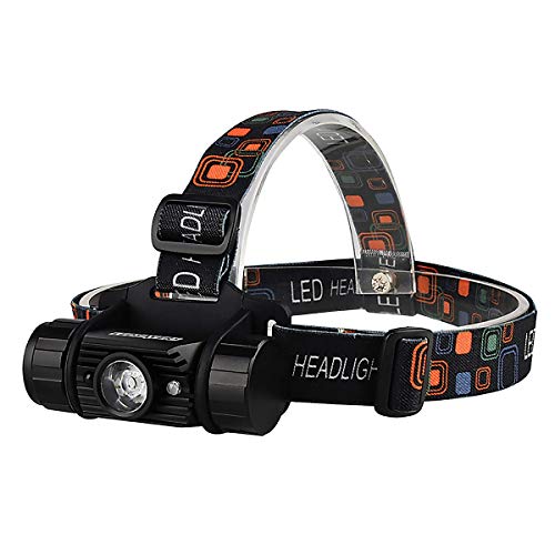 Linterna frontal LED recargable Voltec 08-00605 de 3 vatios con función de sensor, 325 lúmenes