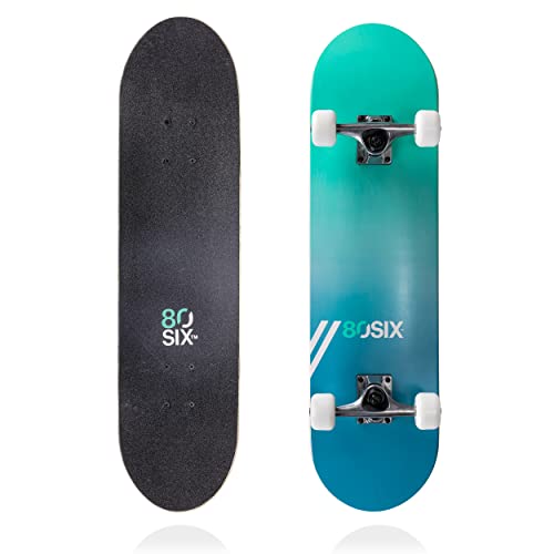 80Six Patineta para Adultos y Jóvenes con Ruedas de Uretano de 54mm y Eje de Acero Carbono Bear
