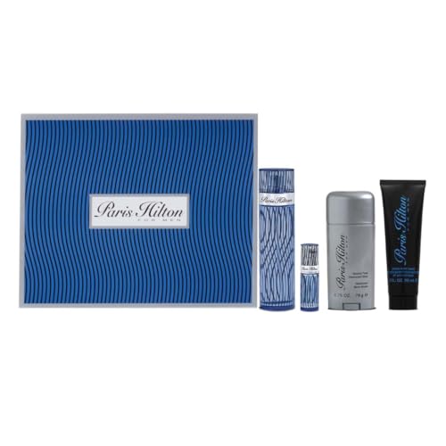 Colonia Paris Hilton Eau de Toilette para Hombres Estuche de Regalo 4 Piezas