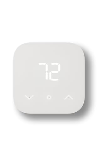 Termostato Inteligente Amazon, Ahorra dinero y energía, Compatible con Alexa y Ring, C-wir