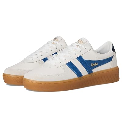 Gola Womens Grandslam Elite, White/Sapphire/Navy/Gum, 9.5, Medium