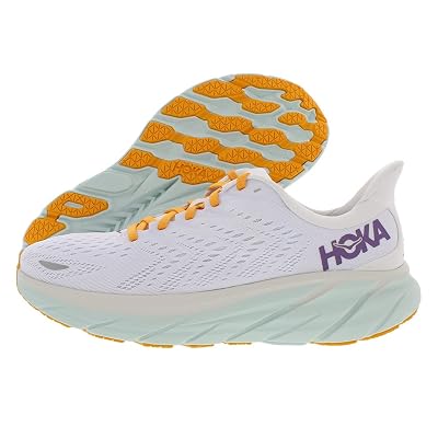 Zapatos para mujer HOKA Clifton 8 Talla 8.5, Color: Blanc De Blanc/White