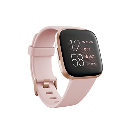 Reloj Inteligente Fitbit Versa 2 de Salud y Fitness con Monitor de Frecuencia Cardíaca, Música y Alexa Integrado