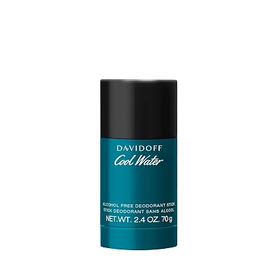 Desodorante en Barra Davidoff Cool Water para Hombre con Notas de Cilantro, Menta y Lavanda