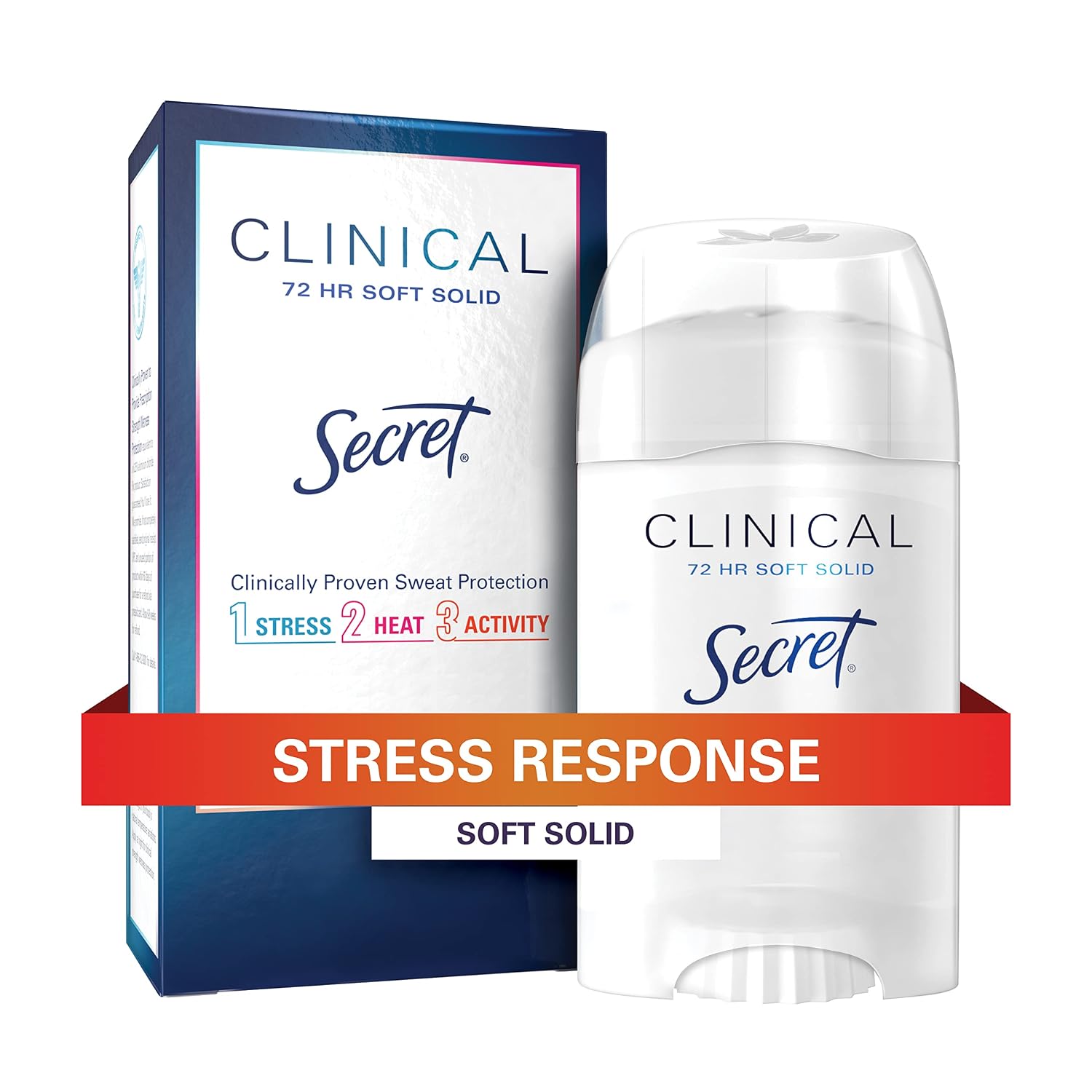 Antitranspirante y Desodorante Secret Clinical Strength Stress Response, Serene Citr