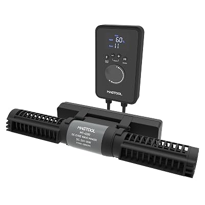 Generador de Olas MagTool Wave Maker para Acuario, Wavemaker Gyre, 1600-4200GPH Ajustable Cross F