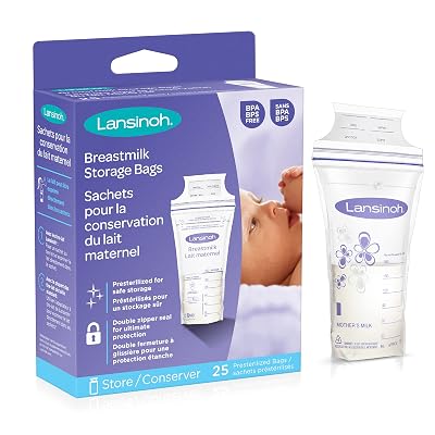 Bolsa para Almacenar Leche Materna Lansinoh, 25 ct