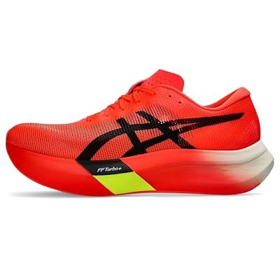 Zapato para Correr ASICS Unisex METASPEED Sky 3, 3.5M / 5W, Rojo Sunrise/Negro