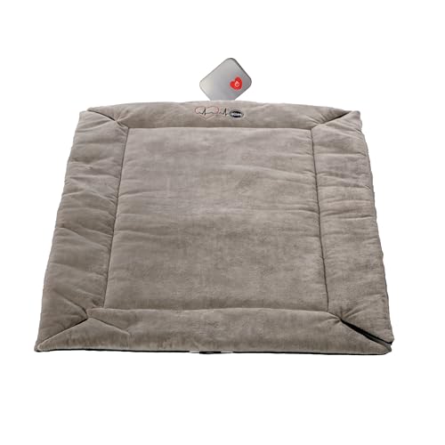 Almohadilla para Jaula K&H Pet Products Mother's Heartbeat Puppy Gris Vellón Mediano/Grande Bre