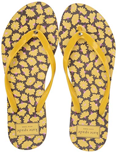 Sandalia Plana Kate Spade New York Natal FLIP Flop para Mujer, Chartreuse, 7 M US