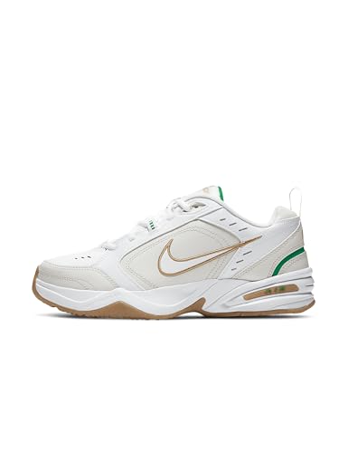 Zapatos de Entrenamiento Nike Air Monarch IV para Hombre, Blanco/Oro Metálico-Phantom-Lu