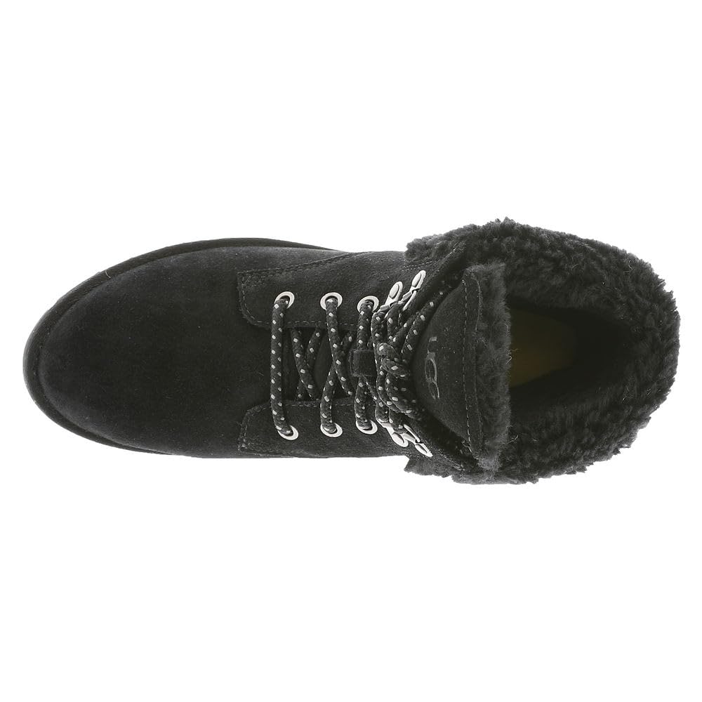 Bota UGG Romely Heritage Lace para Mujer, Negro, 8