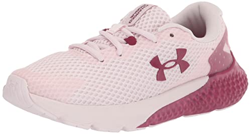 Under Armour Women's Charged Rogue 3DISC, Pink Note/Wildflower, 10 Medium US