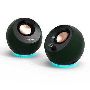 Parlantes para Computadora YUAKUOD IVE Pebble Pro 2.0 con USB-C, Bluetooth 5.3 y Personalización