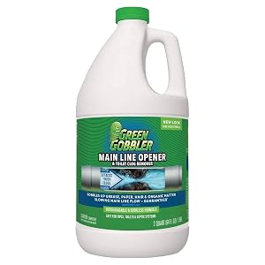 Green Gobbler Ultimate Main Drain Opener | Limpiador de drenajes Removedor de obstrucciones de cabello | Wor