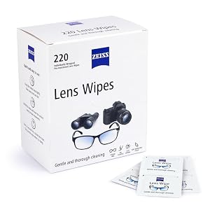 Toallitas para Lentes Zeiss, Blanco, 220 Unidades