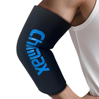 Protector de Codo Chilmax con Hielo, Manga de Compresión para Alivio del Dolor, Codo de Tenista y Golf