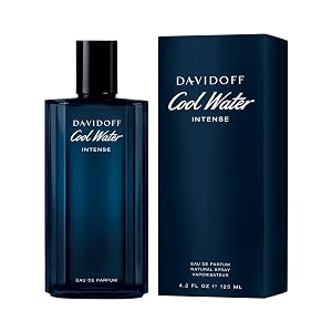 Davidoff Cool Water Eau de Parfum Intense - Colonia para Hombres Ámbar - Con Notas de