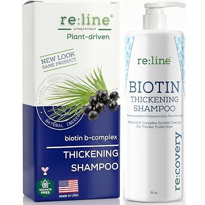 Champú Engrosador con Biotina Paisle Botanics - Fórmula Natural Voluminizadora para Cabello Fino