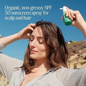 Protector Solar en Spray COOLA para Cuero Cabelludo y Cabello SPF 30, 2 fl oz