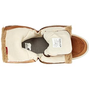 Sorel ExplorerTM II Joan Dual Zip Waterproof Grill/Fawn 9.5 B (M)
