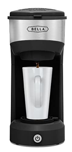 Cafetera bella Dual Brew Single Serve, Negro