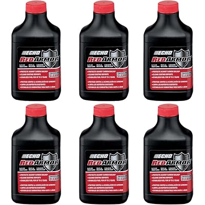 Aceite Mezcla 2 Tiempos ECHO 6550025 PK6 Red Armor 6.4oz, 2.5 Galones (50:1)