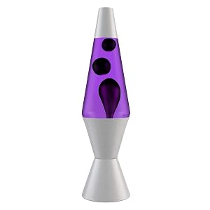 Lámpara de Lava Púrpura y Negra - 14.5" de Toy Joy