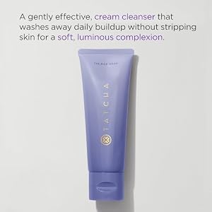 TATCHA The Rice Wash | Limpiador facial en crema suave que elimina la acumulación sin