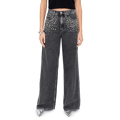 Jeans rag & bone Women's Featherweight Sofie High Rise Wide Leg, Anjwl, 25