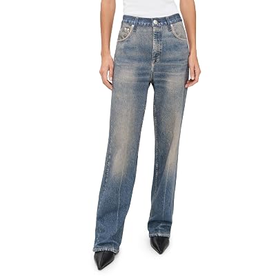 Pantalones rectos rag & bone Women's Rb Miramar Terry Shea, Ryder, 28