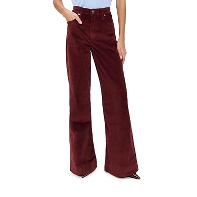 Pantalones de Pana Corte Alto Skylar de rag & bone para Mujer, Borgoña, 24