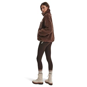 Varley, Mujer, Lowell Sherpa Jacket, Carafe, Small