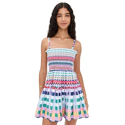 Vestido Mini Nap Hill House Home The Seraphina para Mujer, Multi Gingham, S